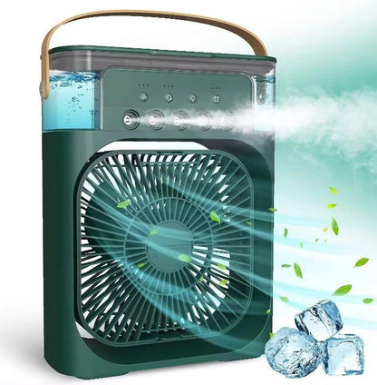 Portable Humidifier Air Cooler Mist Fan Mini Table Fan for Everywhere SAMPHER